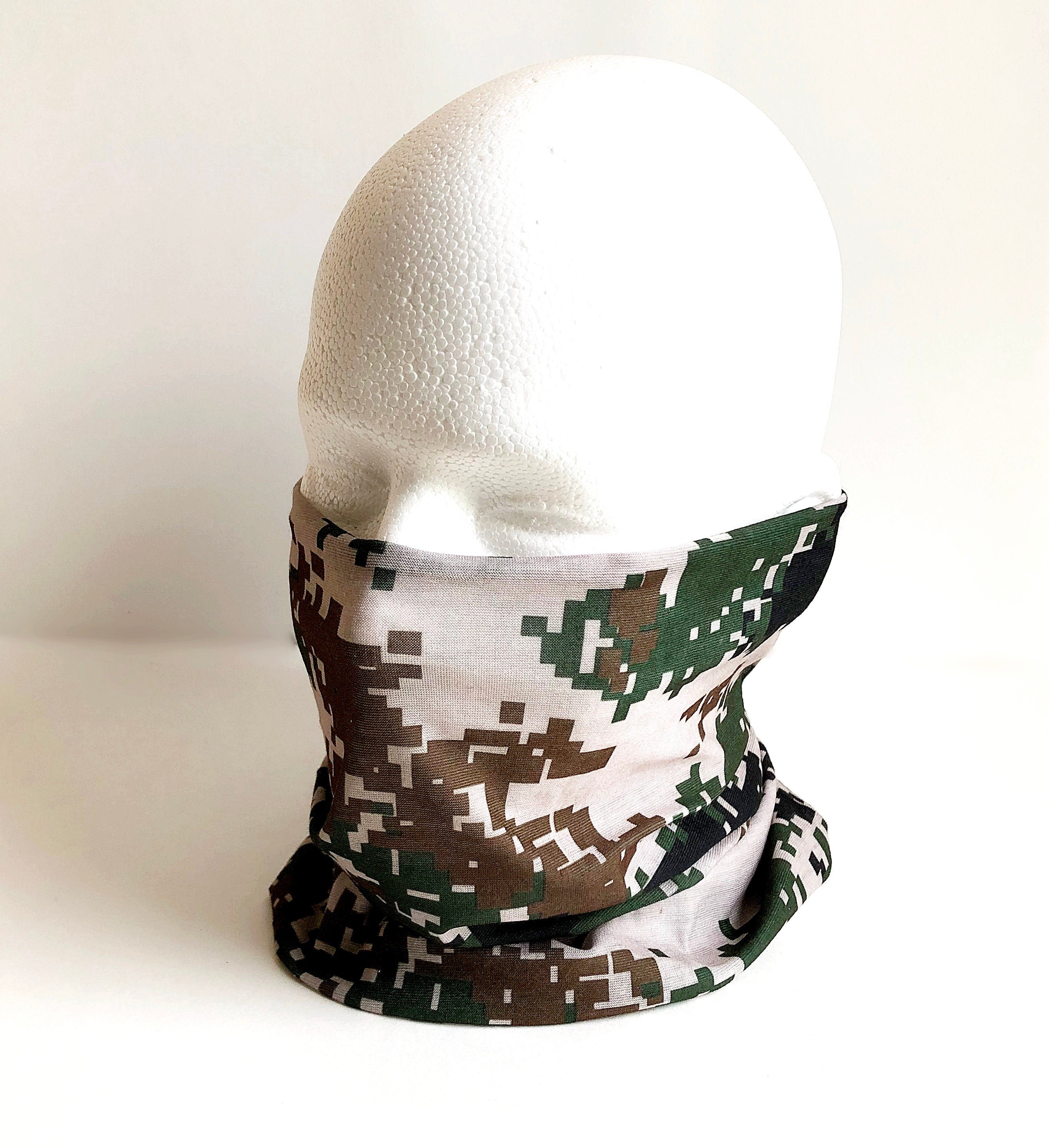 Camo NS Face Mask Scarf New Multi Functional Seamless Protective Covering Elastic Print Neck Gaiter Bandana Breathable Balaclava Head Wear